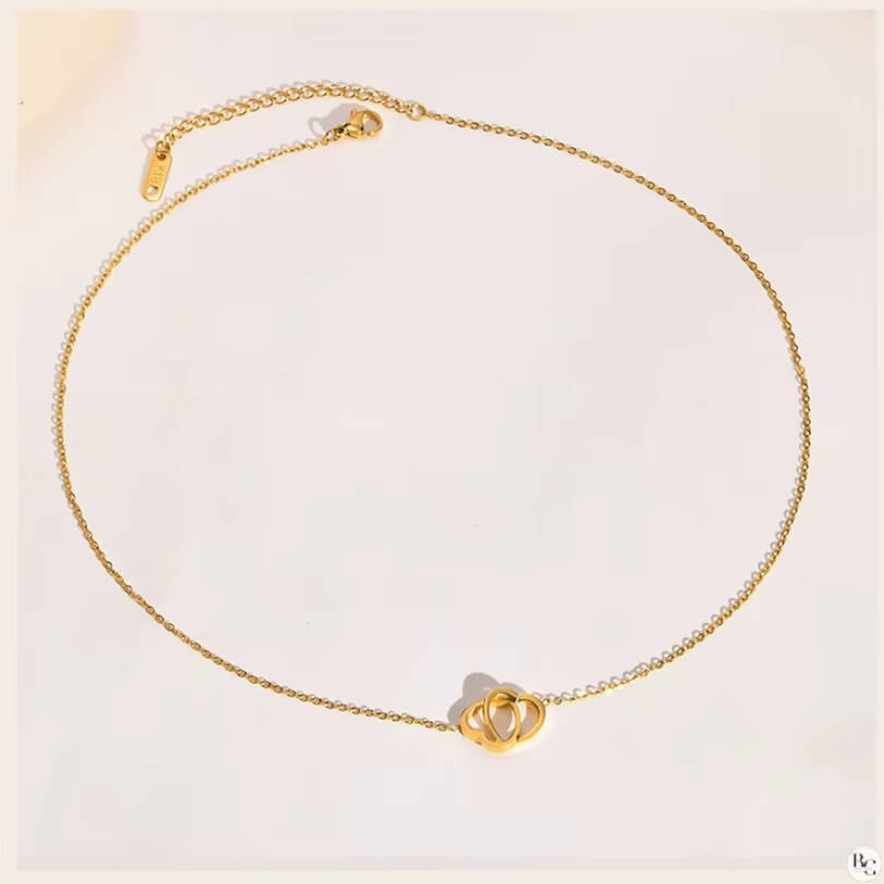 💖Pack Rosa Eterna: 2 Collares ➕ Tarjeta Dedicatoria ➕ Joya Sorpresa