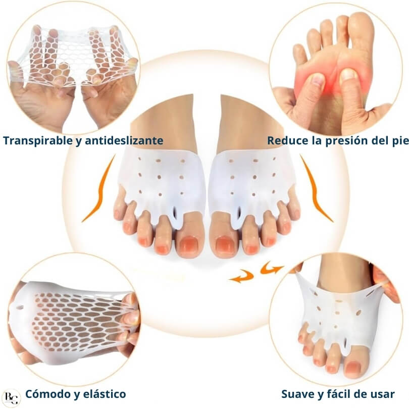 PieZen™ Almohadillas Metatarsianas Para Juanetes (2 Pares)