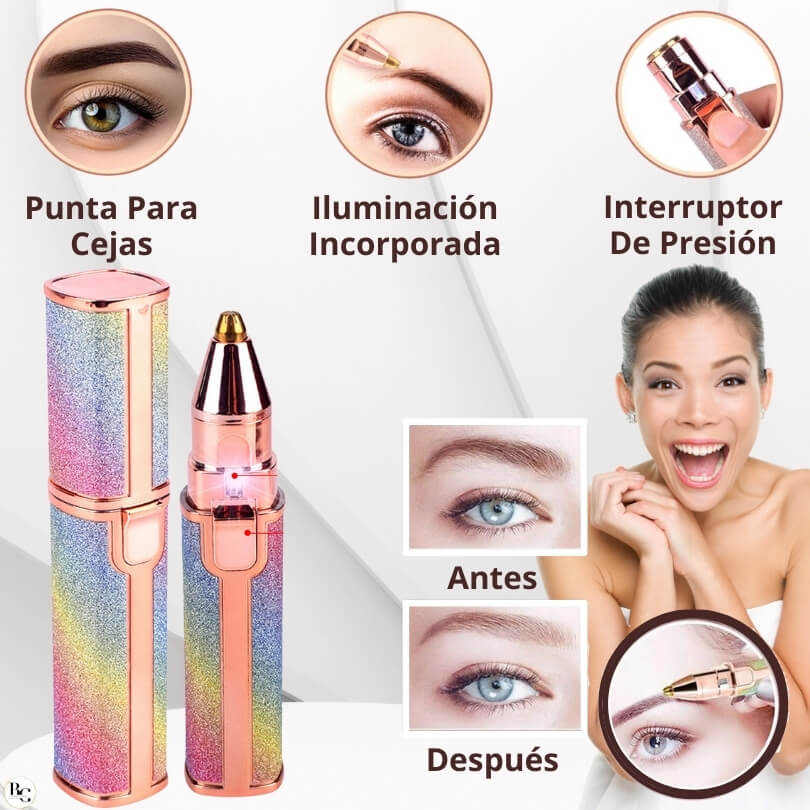 Depiladora ByeBellos2en1™ ➕ Lápiz de Maquillaje 4En1