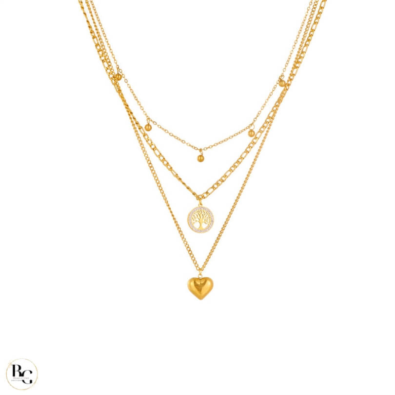 Collar Conexión Eterna®: Corazón y Árbol de la Vida