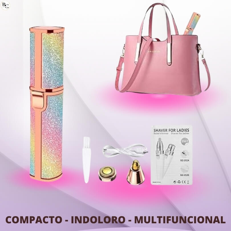 Depiladora ByeBellos2en1™ ➕ Lápiz de Maquillaje 4En1