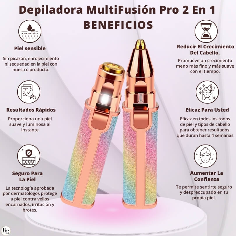 Depiladora ByeBellos2en1™ ➕ Lápiz de Maquillaje 4En1