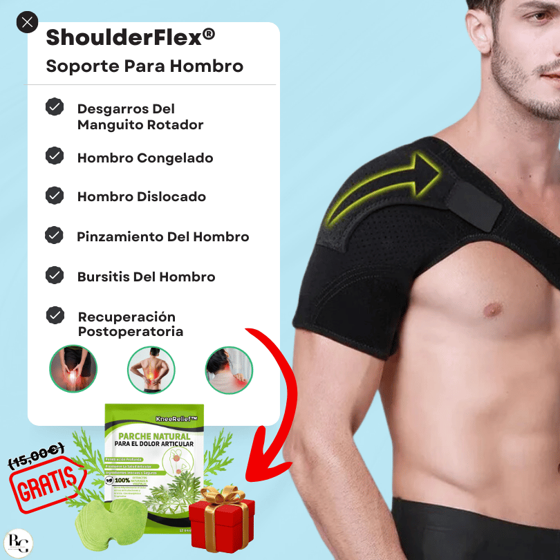 ShoulderFlex® - Soporte De Compresión ➕ Parches Para El Dolor Articular