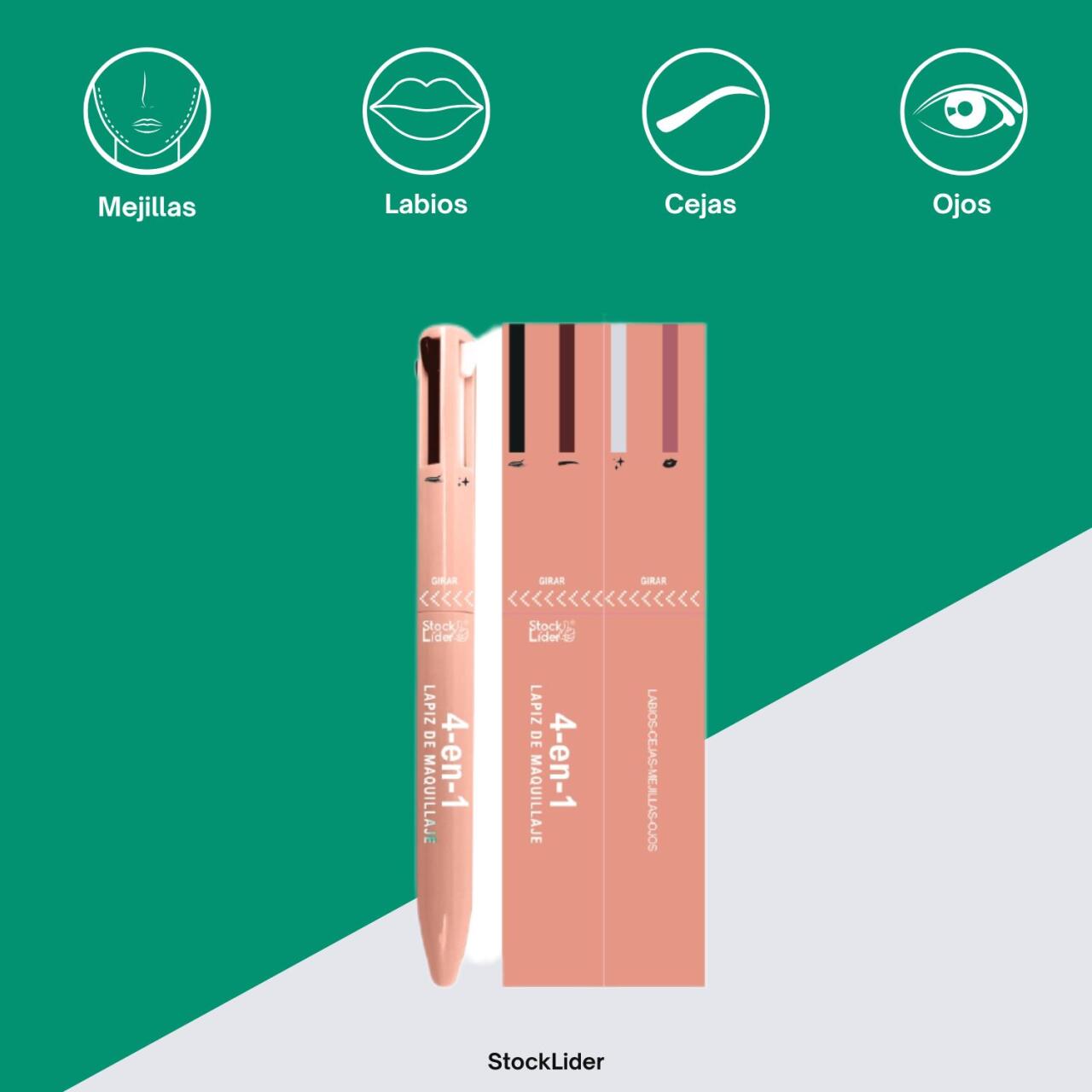 Depiladora ByeBellos2en1™ ➕ Lápiz de Maquillaje 4En1