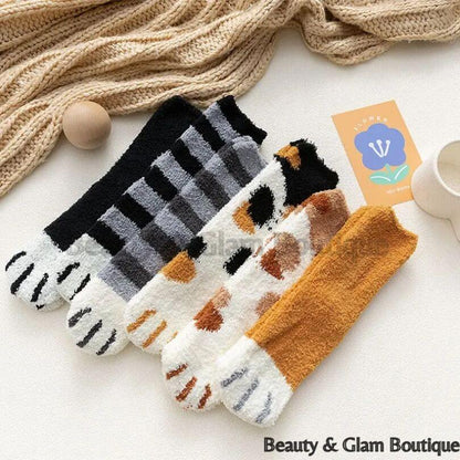 PACK De Calcetines Con Garras De Gato😻 [6 PARES]