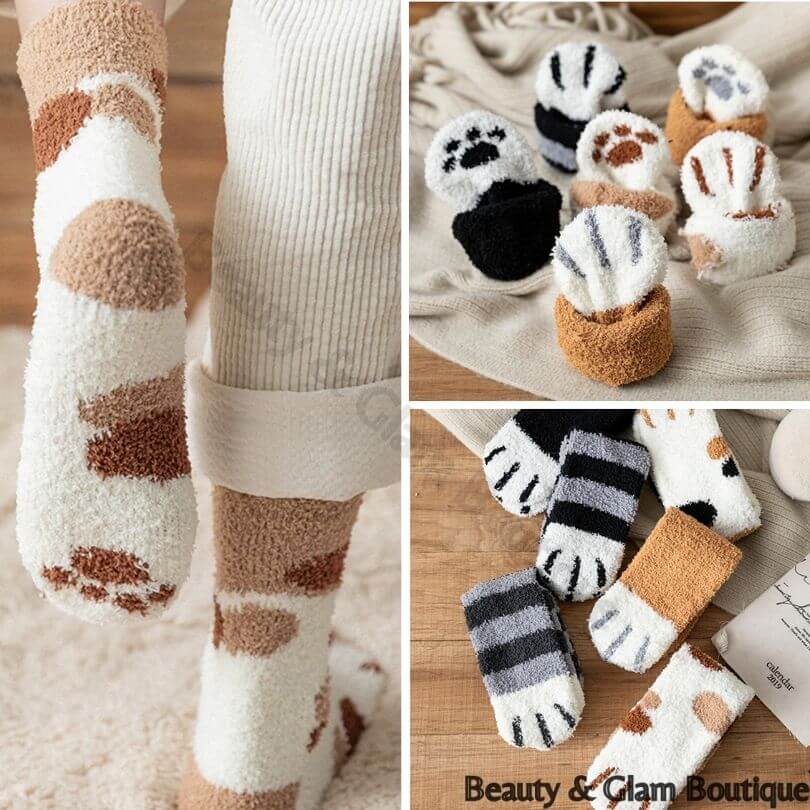 PACK De Calcetines Con Garras De Gato😻 [6 PARES]