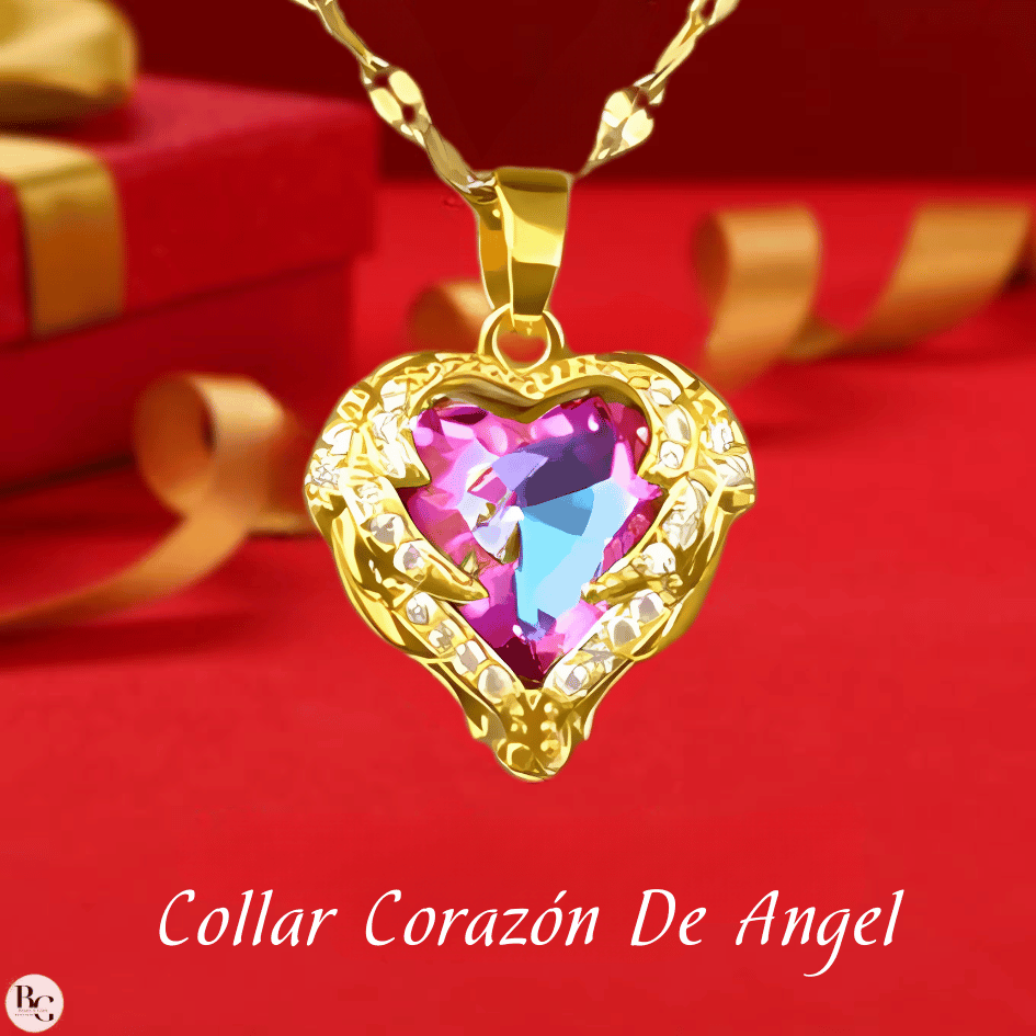 💖 Corazón De Angel® [Collar ➕Tarjeta ➕ Caja]
