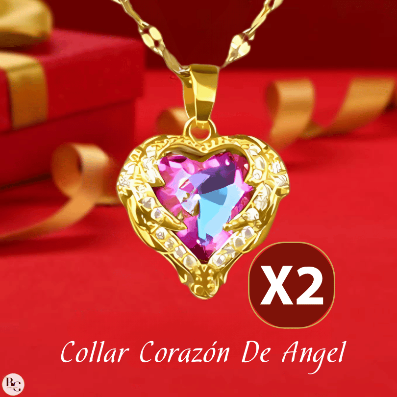 💖 Corazón De Angel® [Collar ➕Tarjeta ➕ Caja]