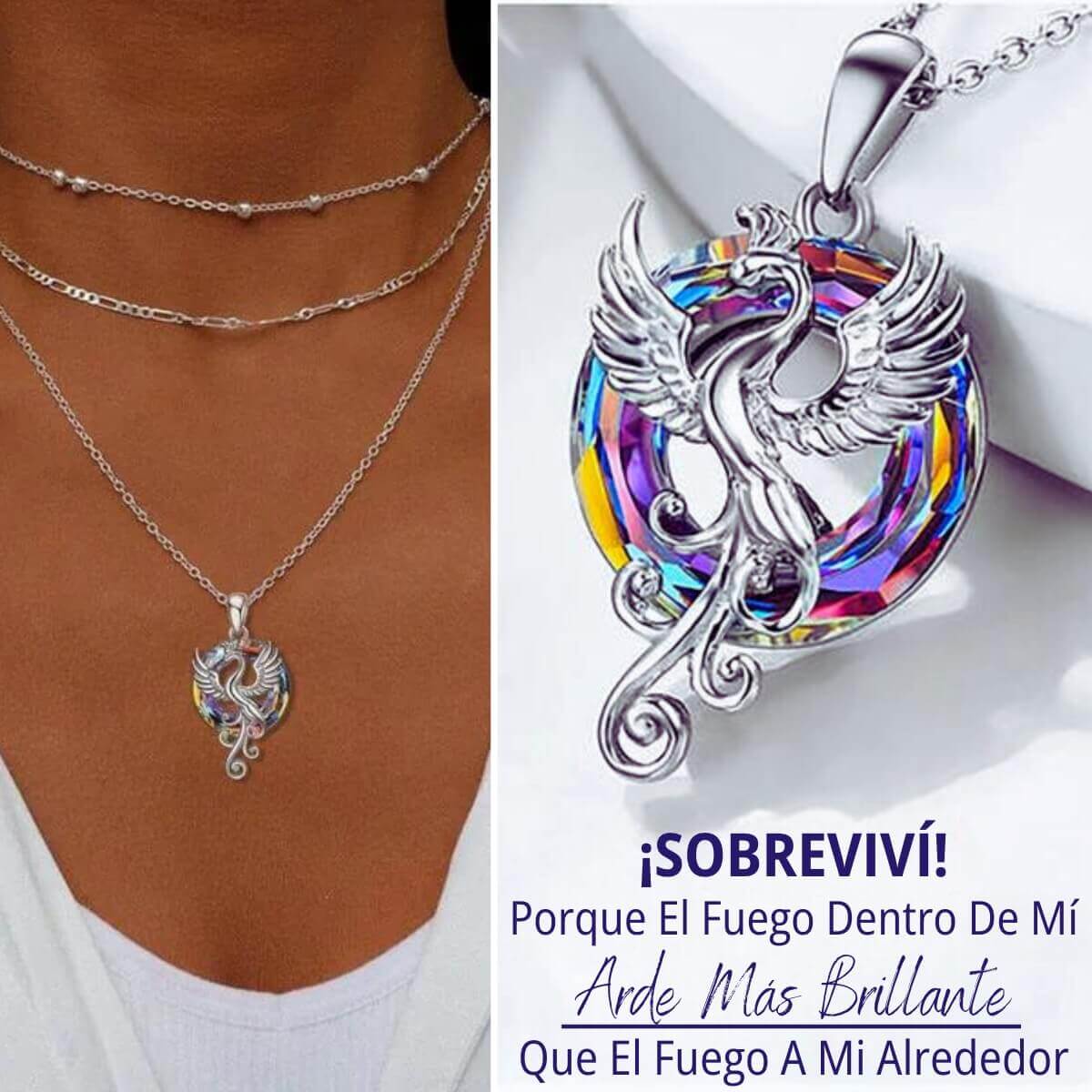 2X1 🔥Collar De Fénix |  ¡Símbolo De Fortaleza y Empoderamiento!